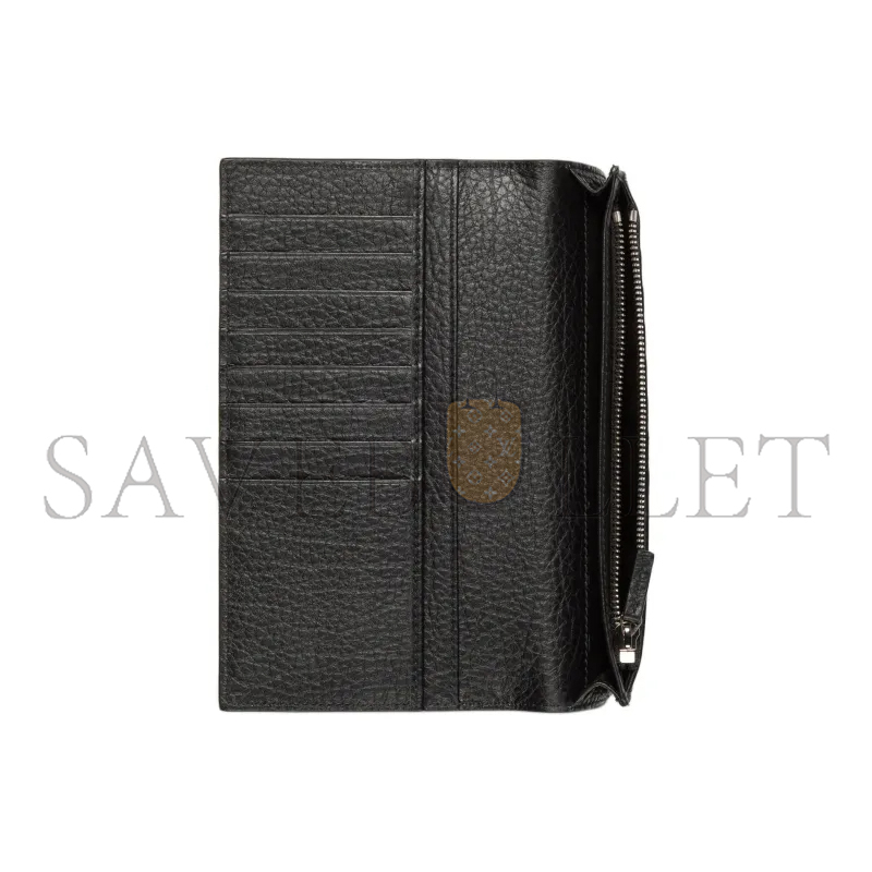 GUCCI GRAINED LEATHER WALLET 795331 (19*10*2cm)